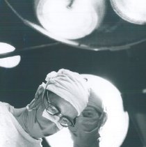 HOPE Surgeon and counterpart on the SS HOPE in Quayaquil, Ecuador 1963.