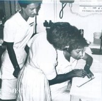 Unknown HOPE nurse gives instruction on the SS HOPE in Guayaquil, Ecuador 1