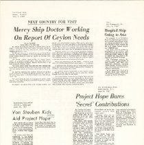 Dr. Alfred Hurwitz; Von Steuben kids; HOPE Ball; Columbia