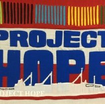 A hand crafted wall hanging in the Education Center at HOPE Center in 2016.