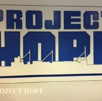 Project HOPE Logo seen at the Alumni reunion in Washington DC in 2016.