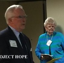 john Wilhelm and Nancy Savage at the 2016 Alumni reunion in Washington DC