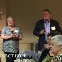 Debbie Reister and John Walsh with Esther Kooiman in foreground 2016 reunio
