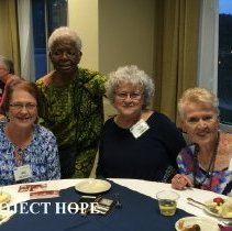 Jane Nichols, Agatha Lowe, Faith Garver and Sharon Redding 2016 reunion