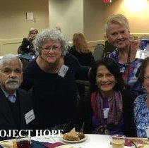 Mohandes Bhat, Faith Garber, Chitra Bhat, Sharon Redding and Jane Nichols