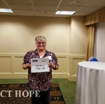 Debbie Reister at the 2016 HOPE Alumni reunion in Washington DC