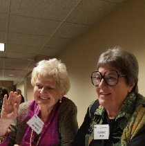 Nancy Savage and Joanne Jene at the 2016 Alumni reunion in Washington DC