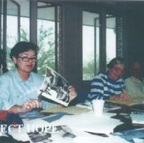 Judy Berner, Eunice Childs and Al Childs at  1991 Board Meeting