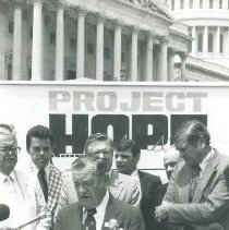 Dr William B Walsh with Polish dignitaries.