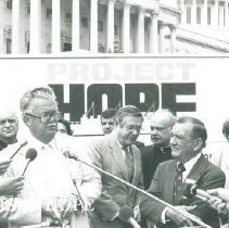 Dr William B Walsh with dignitaries from Poland