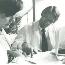 Dr William Norwood and counterpart in Poland.