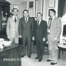 John Walsh with Polish dignitaries.