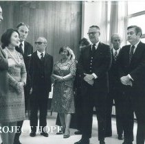 Dr William B Walsh with Arturo Constantino and other dignitaries.
