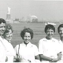 HOPE Alumni Ann Roden, Shirley Woods, Mock, D. Aeschliman and Henders