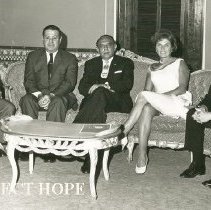 William B Walsh, Dr Rene Gutierrez, Pres of Nicaragua and Archie Golden