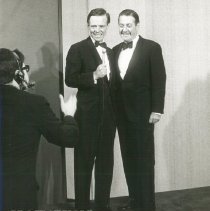 William B Walsh at "Oliver" premier for HOPE with announcer John Cannon