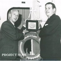 City of New York plaque given to William B Walsh commemorating 300th anniv