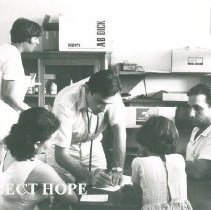 HOPE Dr Daniel Cunningham and counterpart on shore in Nicarague.