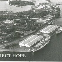 SS HOPE docked in Ncaragua.