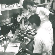 Unknown HOPE Med Tech with counterpart on SSHOPE in Nicaragua 1966