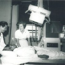HOPE nurse and doctor unknown in Peru in 1962.