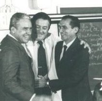 William B Walsh with dignitaries in Peru in 1962.