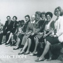 HOPE staff in Peru in 1962 when the SSHOPE was docked there.