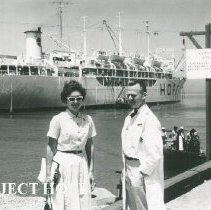 Unknown HOPE nurse and doctor in Peru on the SSHOPE in 1962.