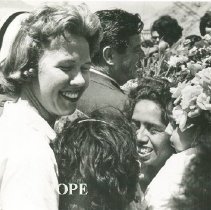 William B Walsh and HOPE nurse unknown as the SSHOPE left Peru.