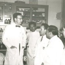 George Knabe with counterparts and students on SSHOPE in Peru in 1962.