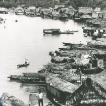 Village near Iquitos where HOPE nurses worked while SSHOPE in Peru 1962.