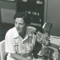 Elizabeth Steffen with SS HOPE in Colombia in 1967.