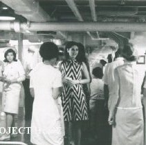 Lynda Bird Johnson visited the SS HOPE while in Colombia in 1967.