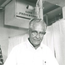 Physician John Thompson on SS HOPE in Colombia in 1967.