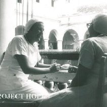 Unknown HOPE nurse and counterpart in Colombia.