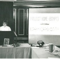 Carol Fredriksen in Egypt.