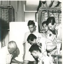 Project HOPE Dr, unknown, in Viet Nam on SS HOPE 1960 and 1961