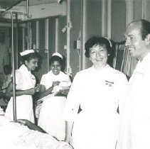 Charlie Byrd and Doris Edwards in Ceylon on SS HOPE in 68-69.