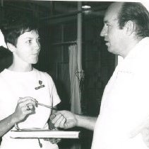 Charlie Byrd and Mary Kennedy on SS HOPE in Ceylong 68-69.