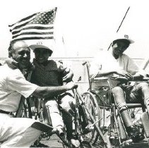 Richard Pecorella with patients on the SS HOPE in Tunisia 1969.