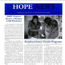 HOPE News Spring 2001 Page 1