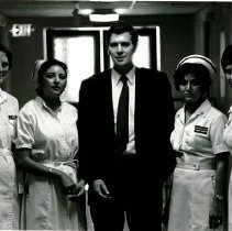 Bill Walsh, Jr with nurses in Ganado with Project HOPE in 1970.