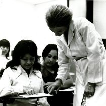 Dorothy Piland HOPE nurse teachng in Laredo, Texas.
