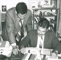 Project HOPE Bill Walsh, Jr and Jose Gonzalez working together Laredo 1969.