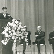 William B Walsh speaks at Project HOPE's first Comm Health Assistants class