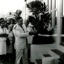 Ribbon cutting of the CAST/BMET Program in Jamaica.
