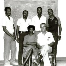 BME engineer Paul Attwood at burn unit in Jamaica.