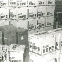 HOPE Shipment ready to go out of warehouse to Poland.