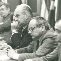 William B Walsh and Marion Sliwinski Polish Min. of Health at HOPE Carter H