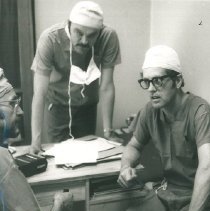 Project HOPE doctor with counterparts in Poland.